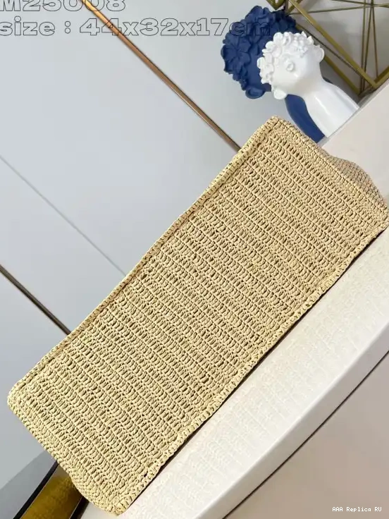 Aaa replica ru VUITTON MM-44*32*17CM LOUIS Shopper Summer Tote 0507
